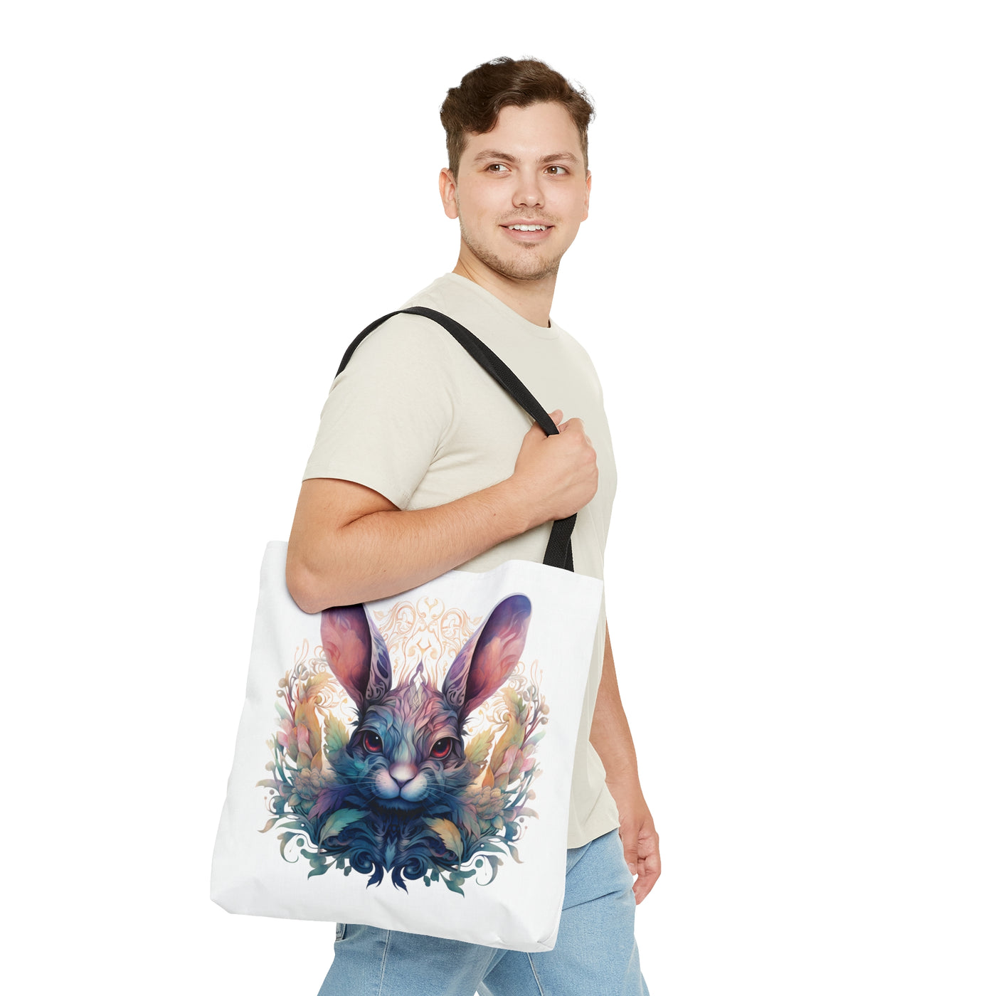 Halloween Bunny Boo Blueboy_Tote Bag (AOP)