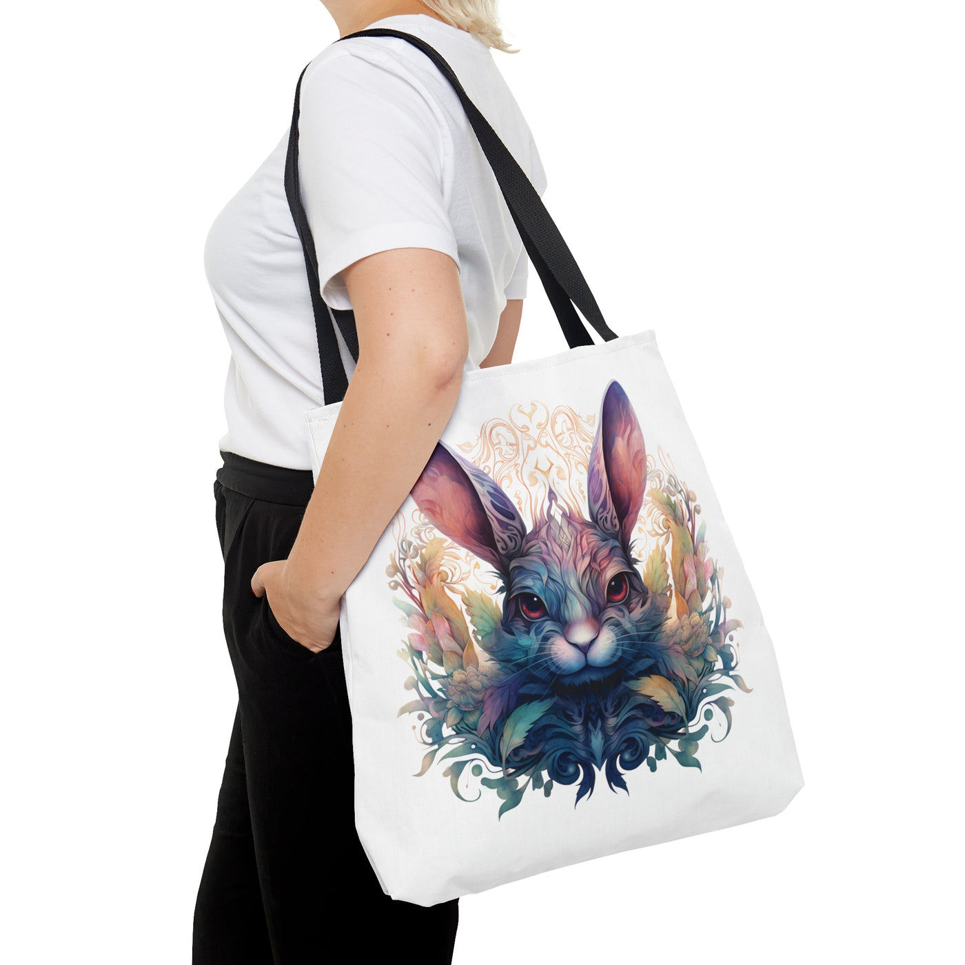 Halloween Bunny Boo Blueboy_Tote Bag (AOP)