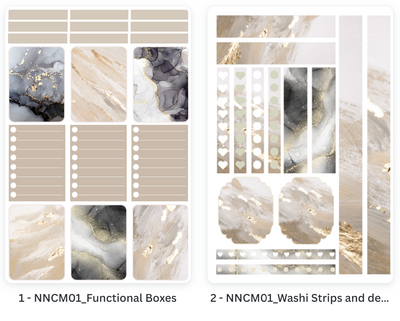 Novelty Neutrals Mega Sticker Kit - The Chronicles of LZ