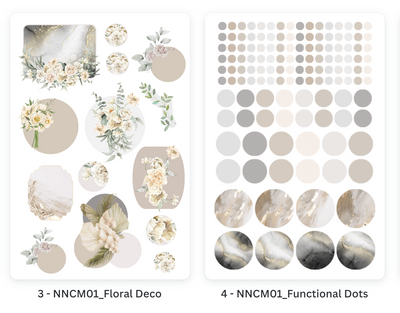 Novelty Neutrals Mega Sticker Kit - The Chronicles of LZ