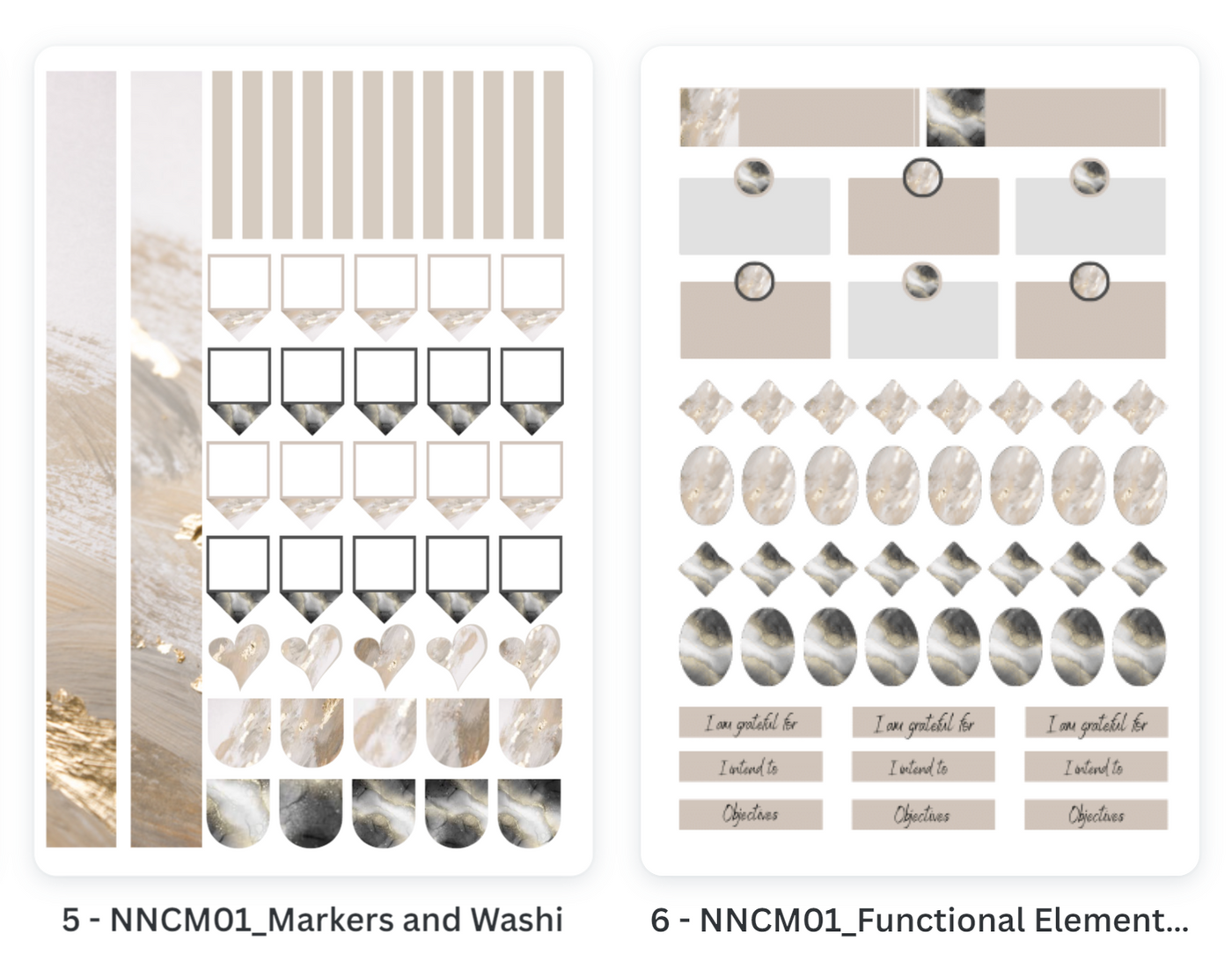 Novelty Neutrals Mega Sticker Kit - The Chronicles of LZ